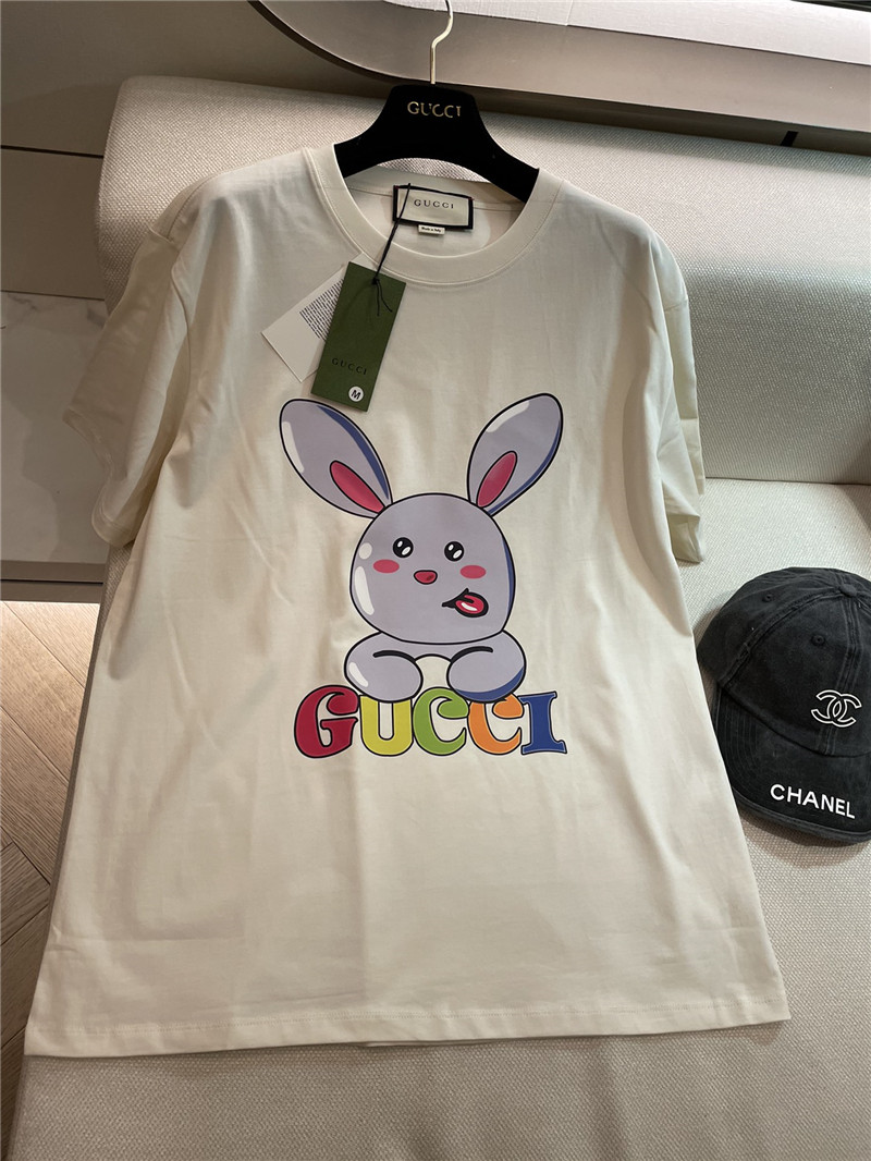 Gucci big ear rabbit short sleeve replica d&g clothing
