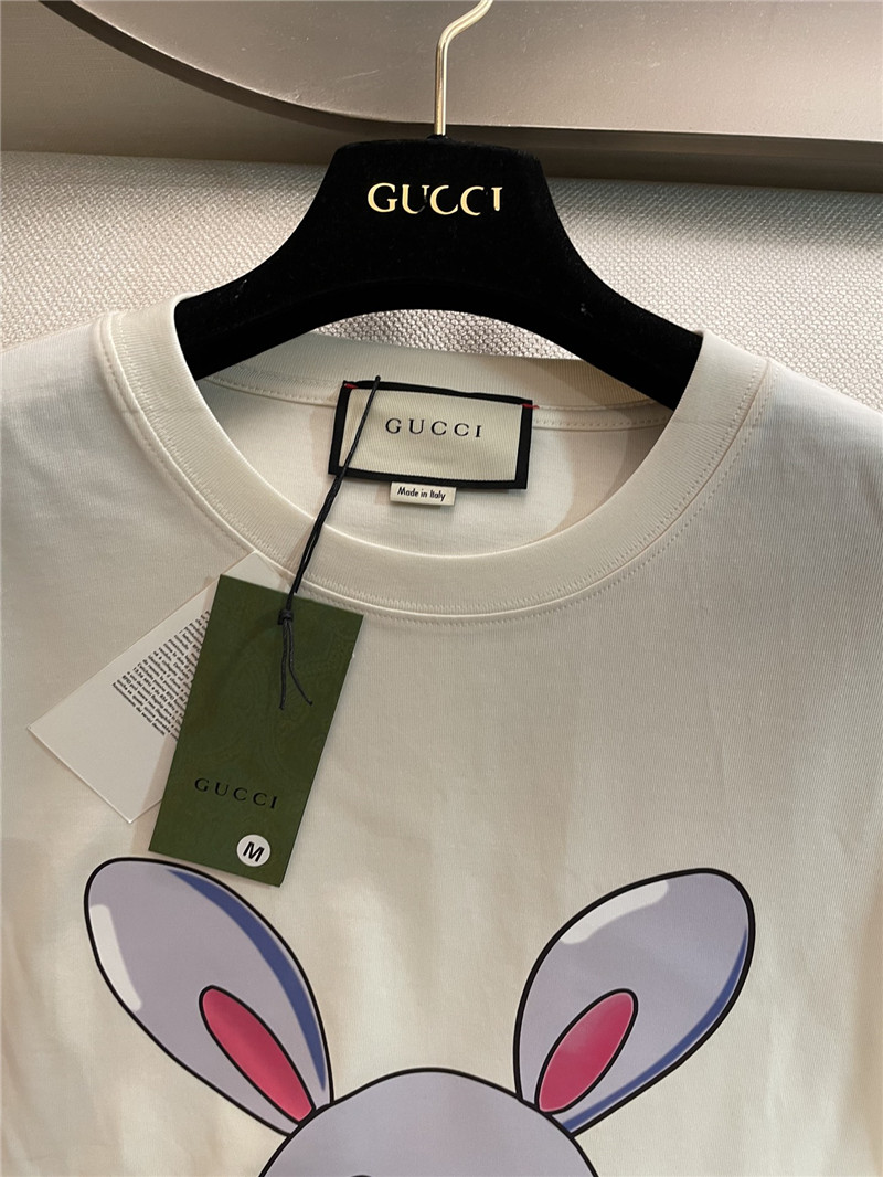 Gucci big ear rabbit short sleeve replica d&g clothing