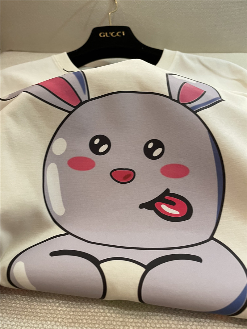 Gucci big ear rabbit short sleeve replica d&g clothing