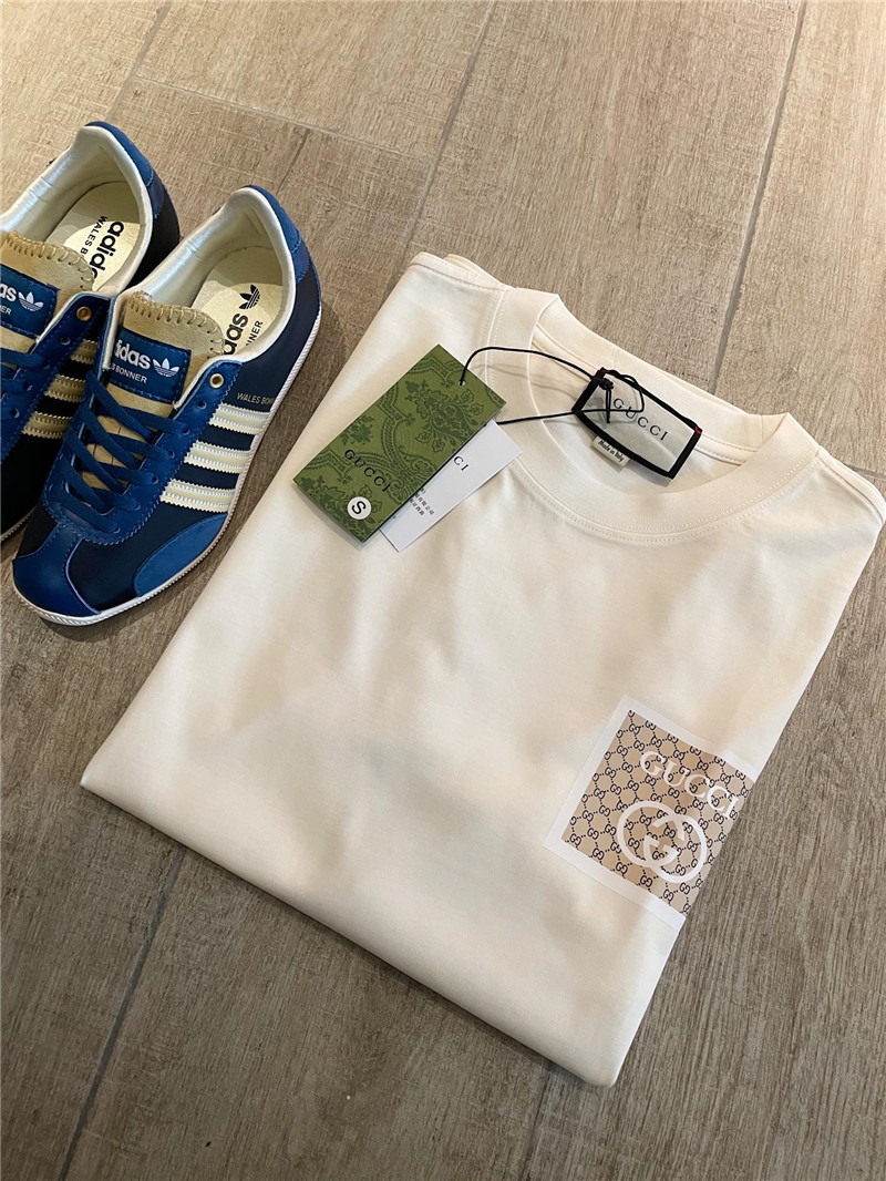 Gucci pure cotton short sleeve replica designer clothes