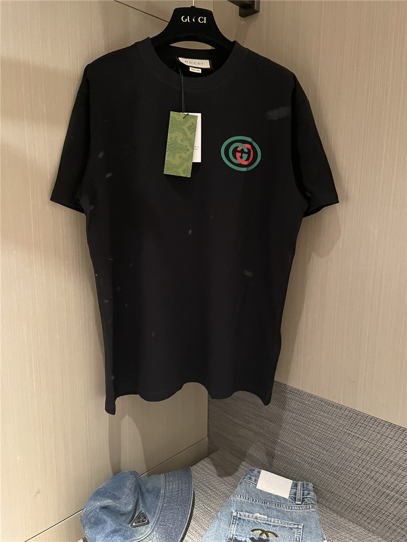 Gucci pure cotton short sleeve replica designer clothes