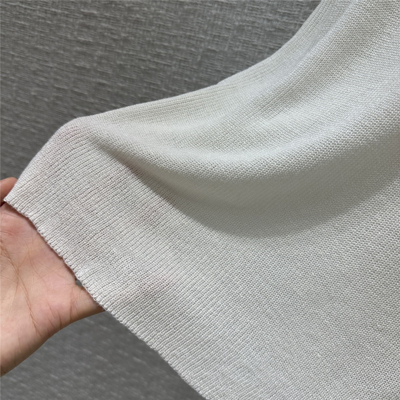 D10r slightly see-through knitted vest replica d&g clothing