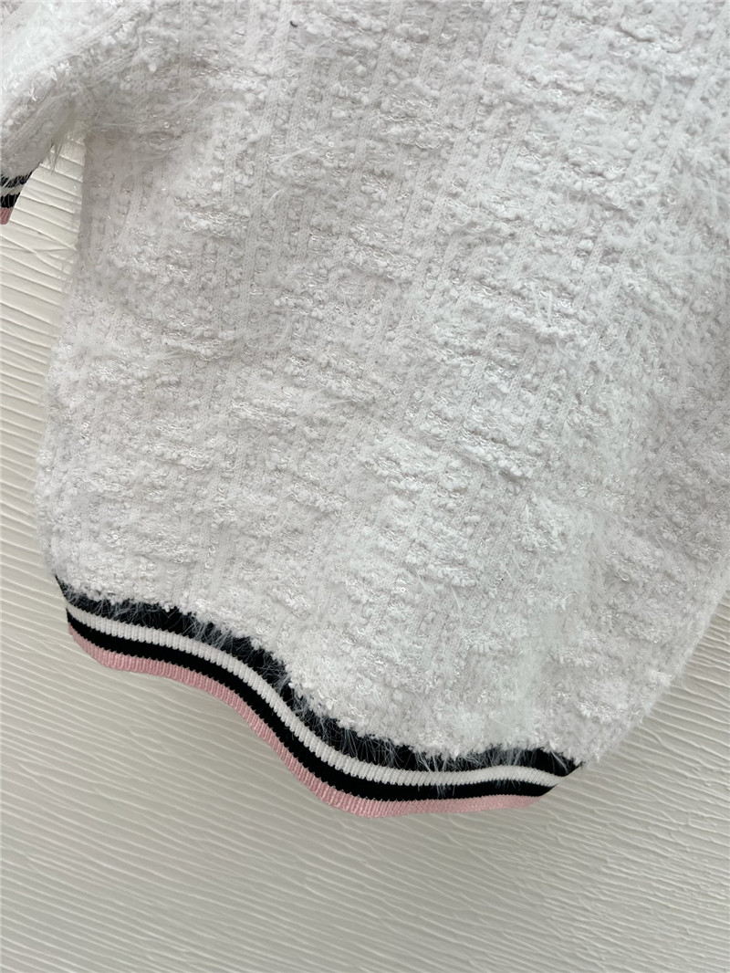 Balmain striped pink short sleeve + skirt replicas clothes