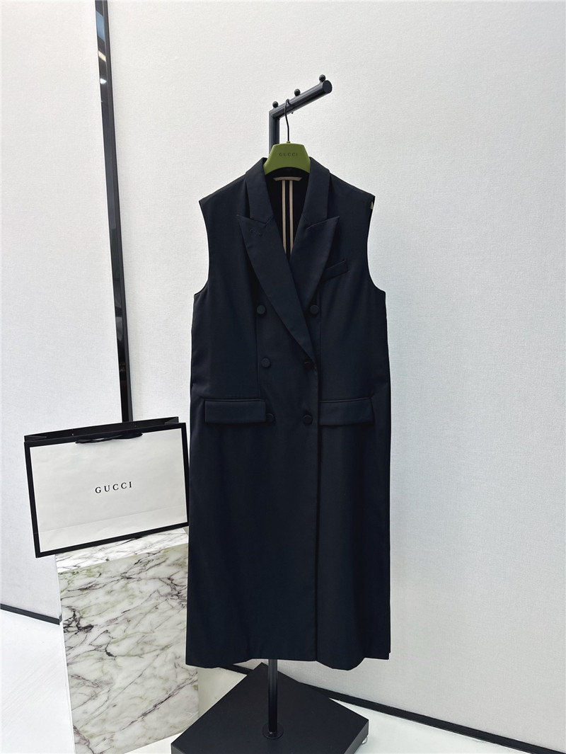 Gvc*1 latest long vest replica designer clothes