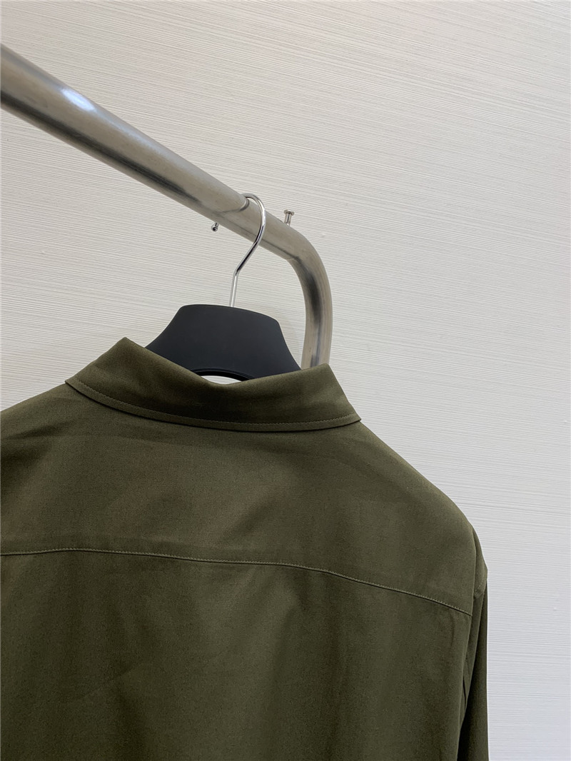 L0ew* embroidered logo cotton shirt replica d&g clothing