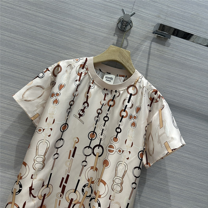 H**me5 silk short sleeve top replica d&g clothing