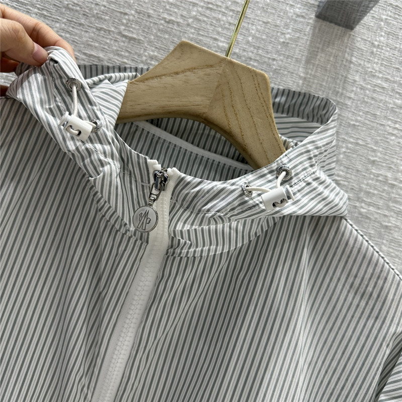 Moncler casual striped light windbreaker replica designer clothes