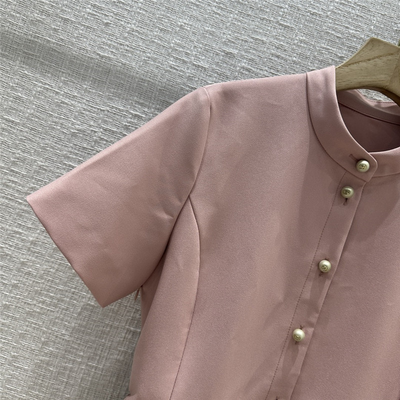 D10r pearl button hepburn style dress replica designer clothes