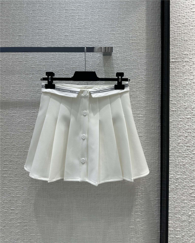A1exa*der wang mid-high waist pleated skirt replica clothes