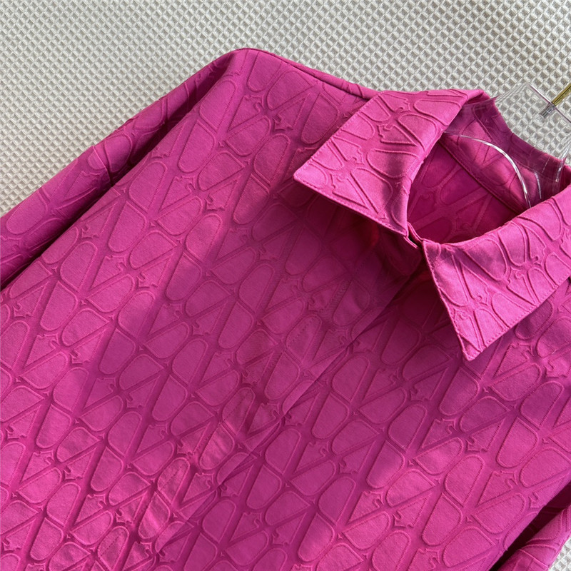 Va1e*ntin0 letter jacquard shirt replica d&g clothing