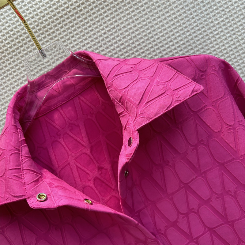 Va1e*ntin0 letter jacquard shirt replica d&g clothing