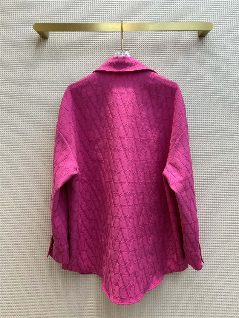 Va1e*ntin0 letter jacquard shirt replica d&g clothing