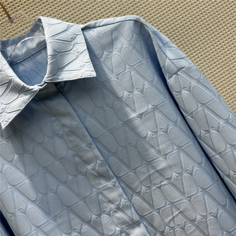 Va1e*ntin0 letter jacquard shirt replica d&g clothing