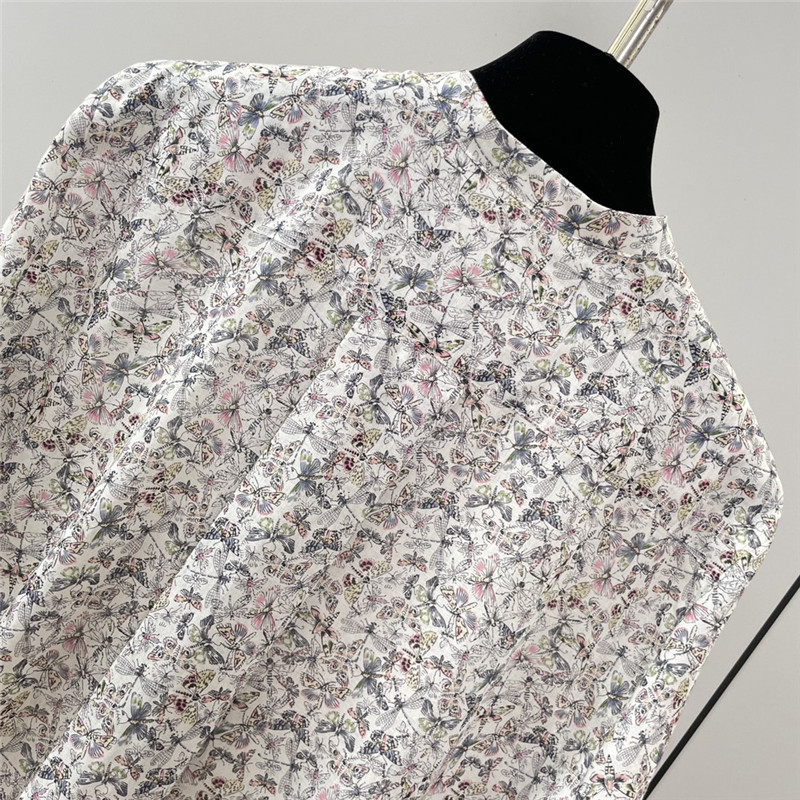 D10r dragonfly print long sleeve shirt replica clothing