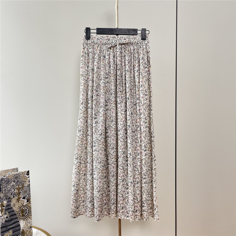 D10r dragonfly element pattern long skirt replica d&g clothing