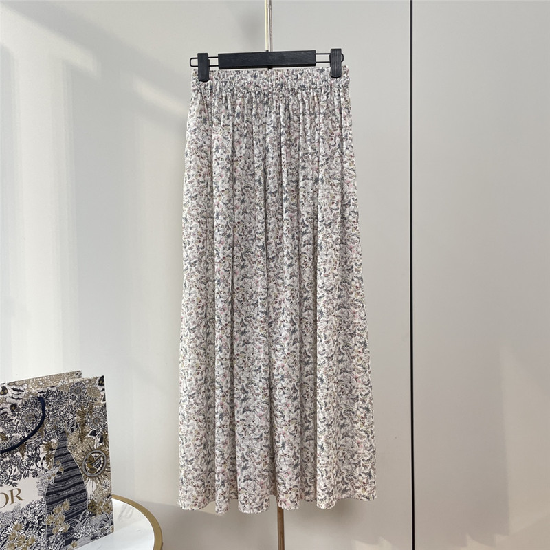 D10r dragonfly element pattern long skirt replica d&g clothing