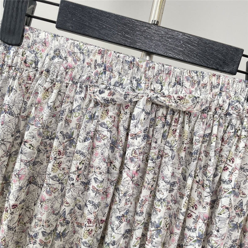 D10r dragonfly element pattern long skirt replica d&g clothing