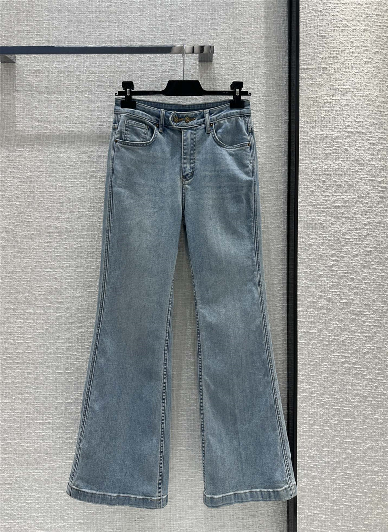 Y51 2 button bootcut jeans replica clothing