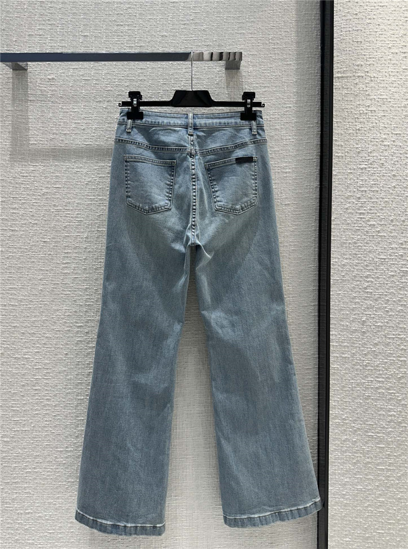 Y51 2 button bootcut jeans replica clothing