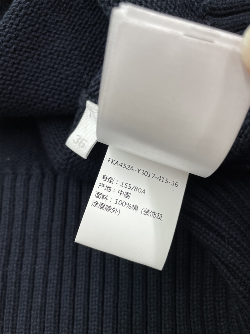 Thombrowne knitted crew neck pullover replica d&g clothing