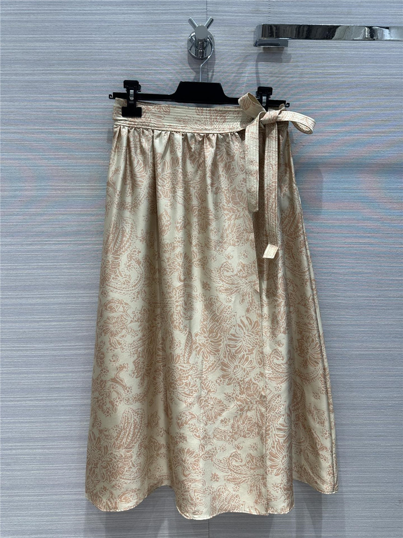 L0r0 P1ana mulberry silk strappy long skirt replica clothes