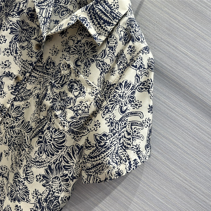 L0r0 P1ana mulberry silk short-sleeved shirt replica d&g clothing