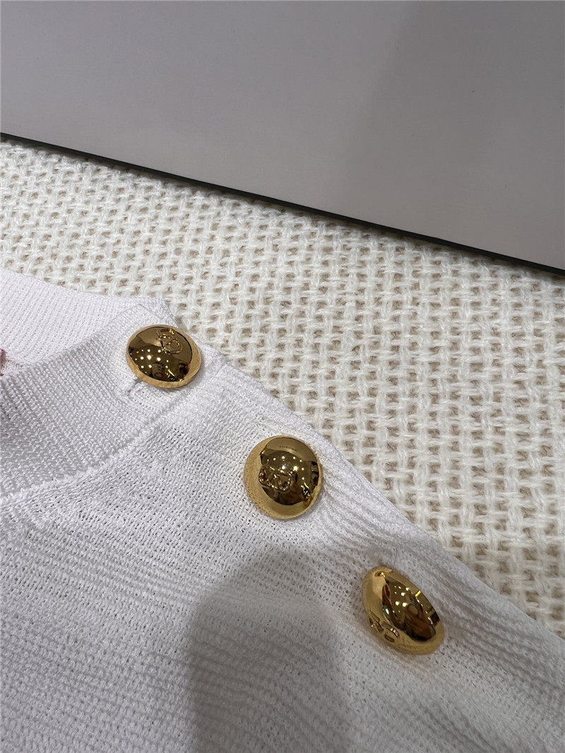 Va1e*ntin0 knitted striped top replica d&g clothing