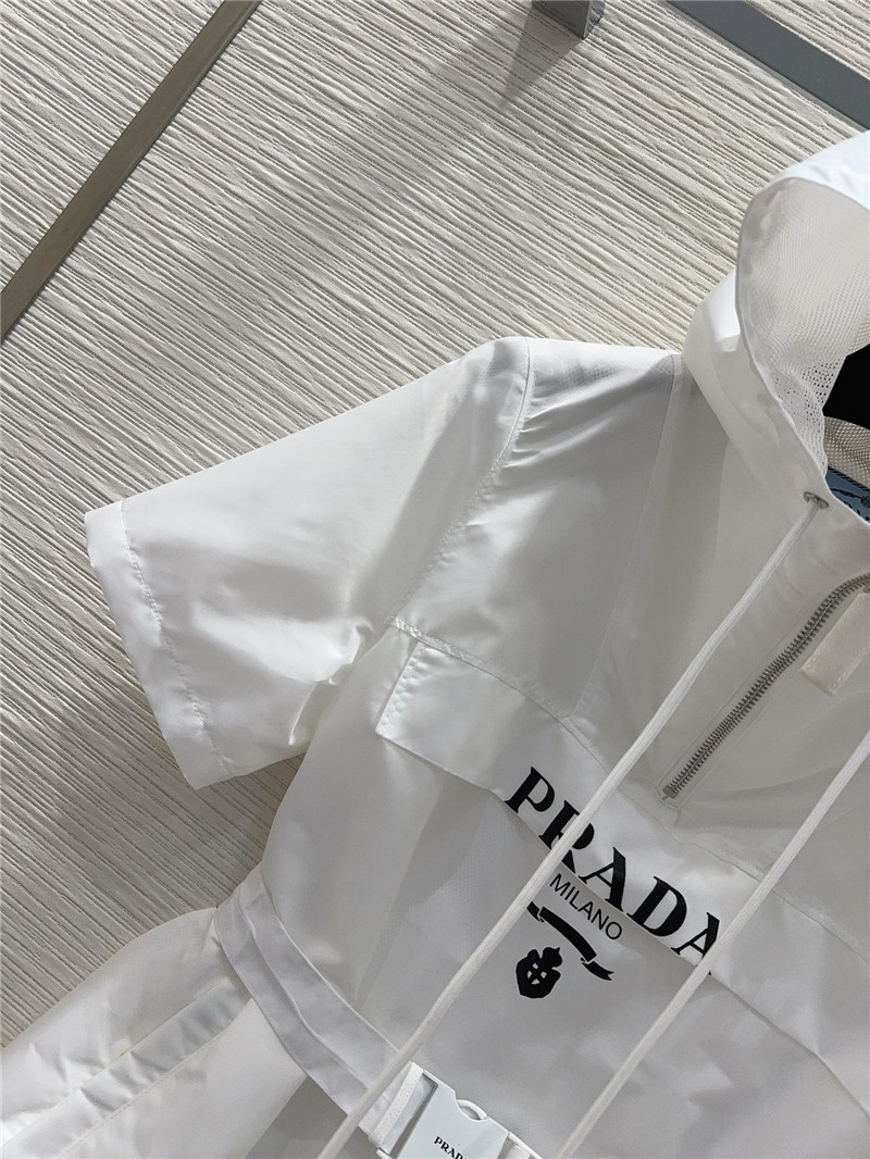 Pra*a casual sweatshirt dress replica clothing