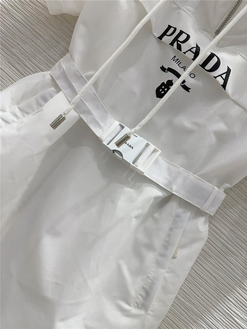 Pra*a casual sweatshirt dress replica clothing