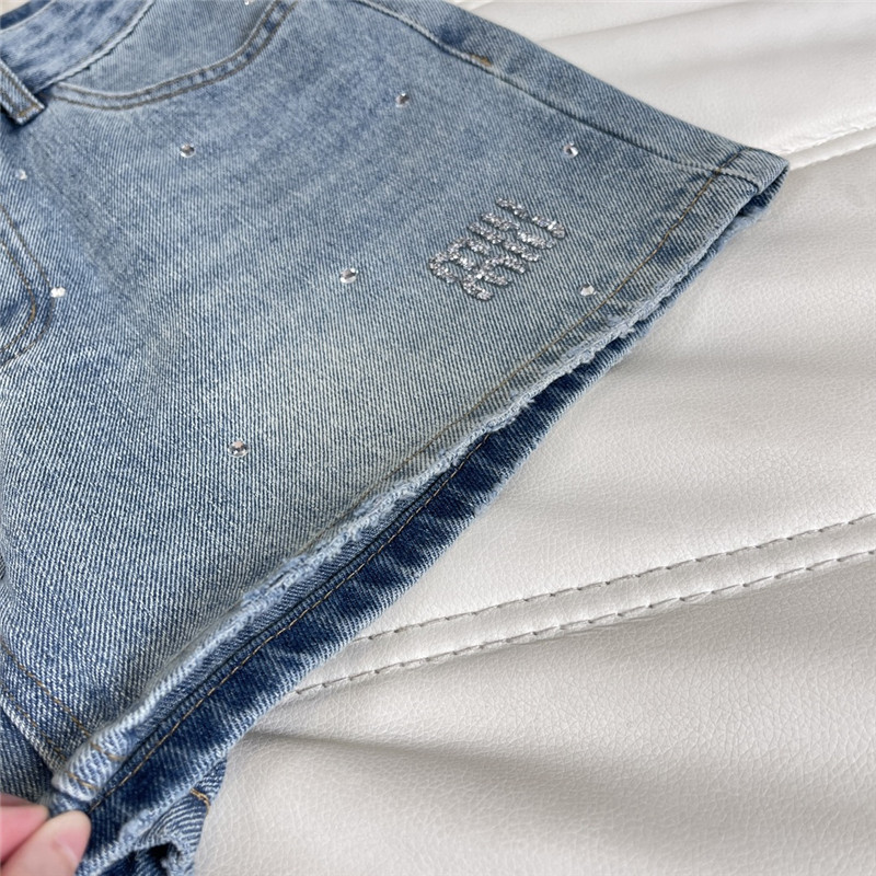 m1um1u hot D1am0nd denim shorts replica clothes