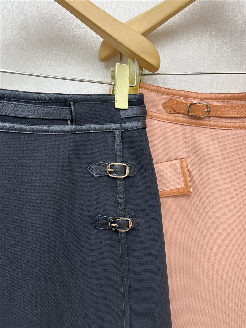 Gvc*1 leather button skirt replica d&g clothing