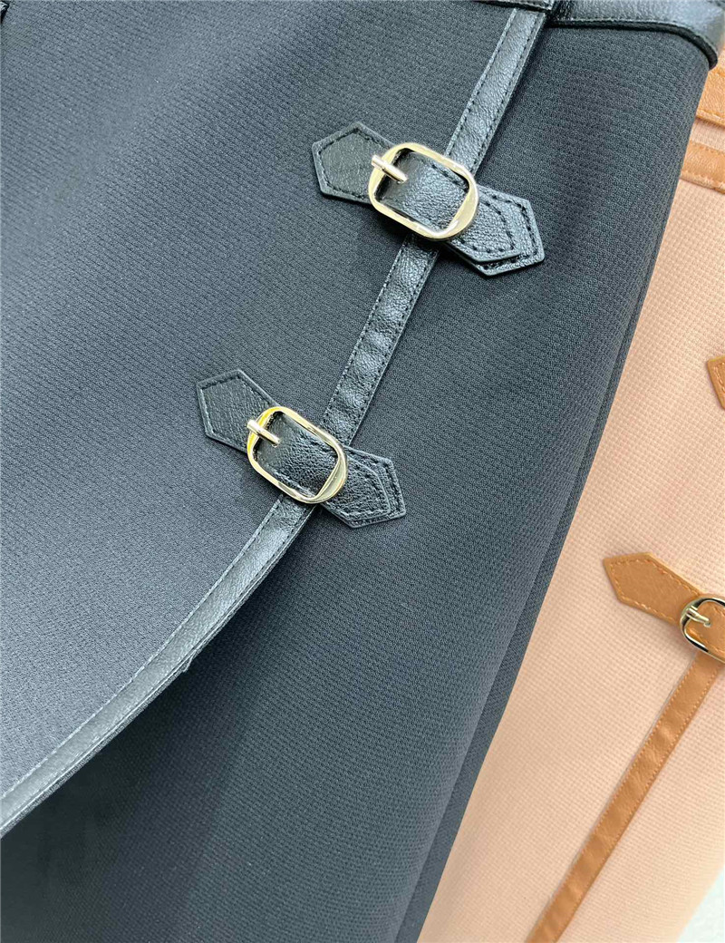 Gvc*1 leather button skirt replica d&g clothing