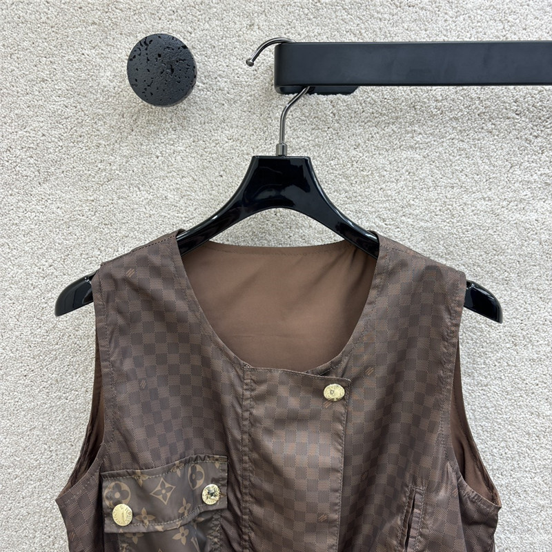 l0vis Vvtt0n lv drawstring dress replica clothes