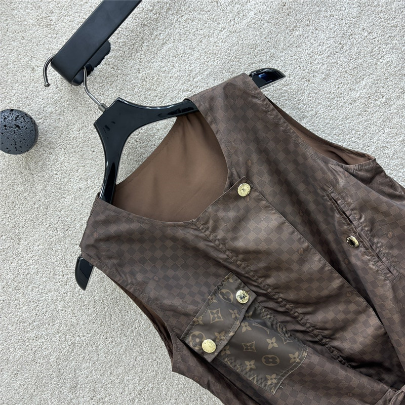 l0vis Vvtt0n lv drawstring dress replica clothes