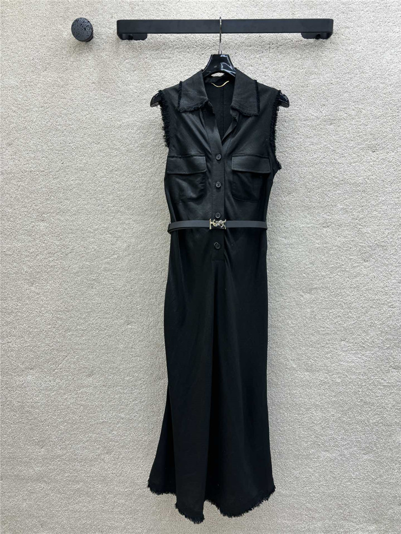 Y51 french v-neck dress replica designer clothes