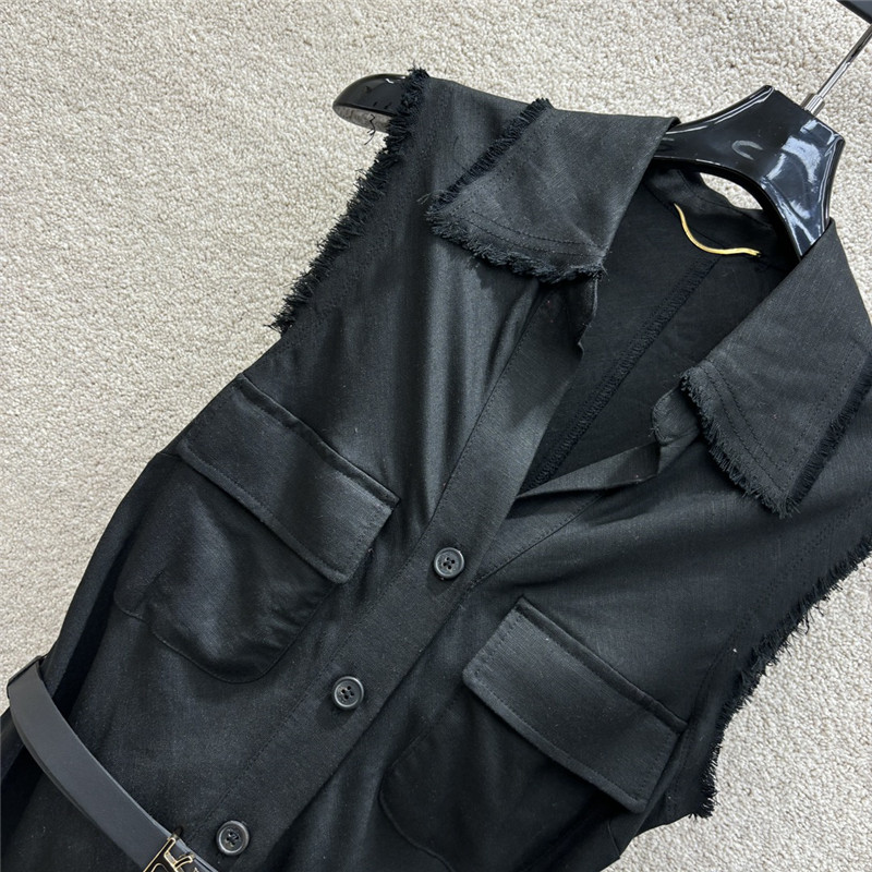 Y51 french v-neck dress replica designer clothes