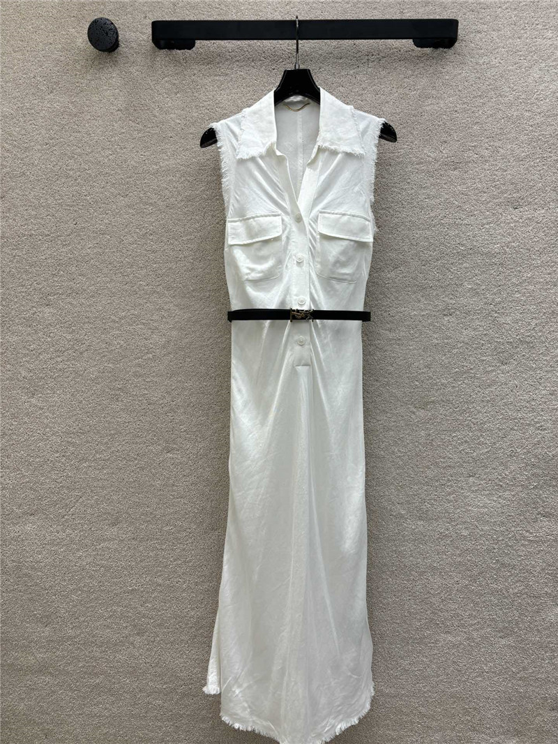 Y51 french v-neck dress replica designer clothes