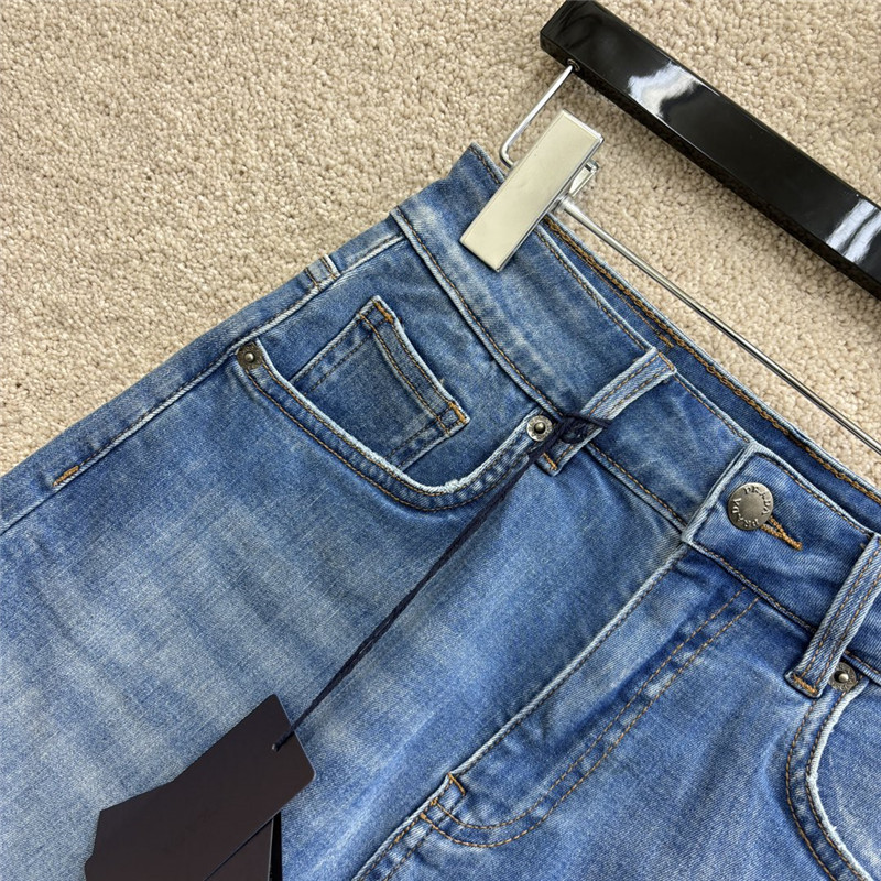 Pra*a a-line denim shorts replica d&g clothing