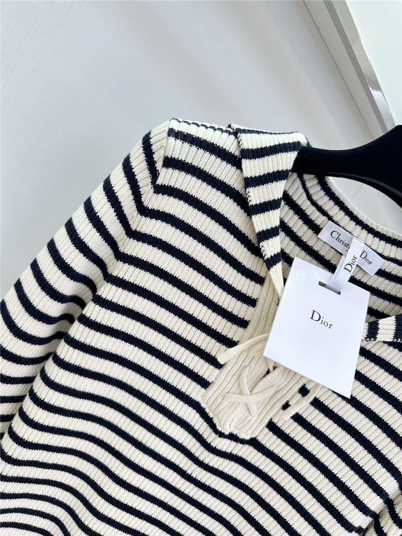 D10r navy lapel sweater replica designer clothes