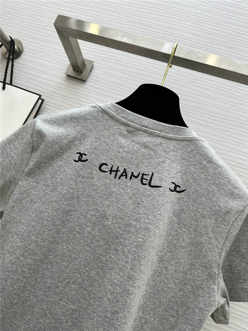 Ch**el graffiti art short t-shirt replica clothes