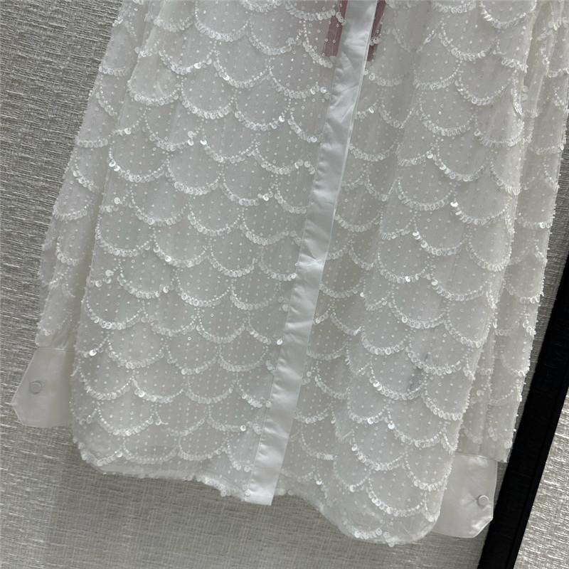 Va1e*ntin0 patchwork white shirt replica clothes