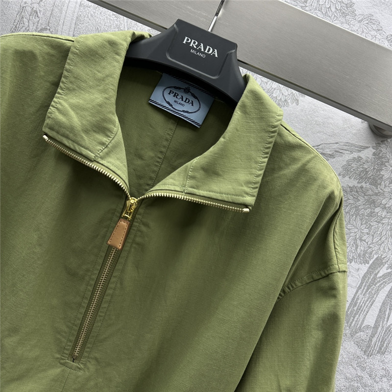 Pra*a belted fabric dress replica designer clothing websites