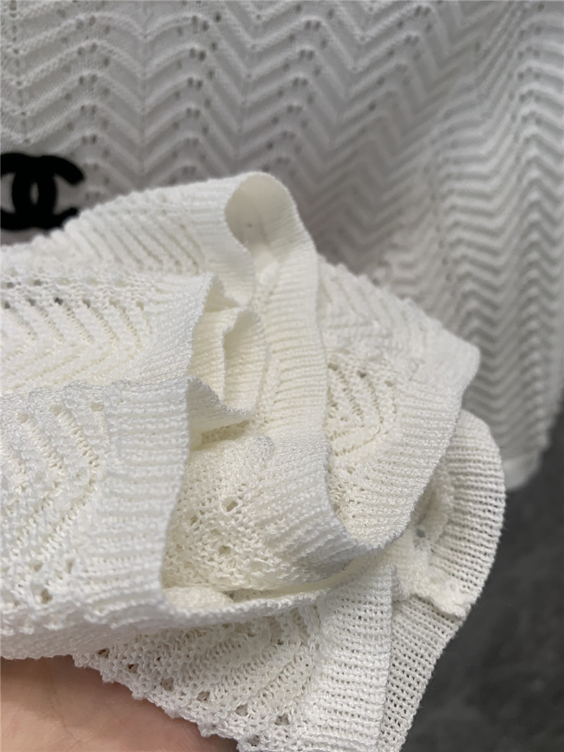 Ch**el dopamine striped knitted t-shirt