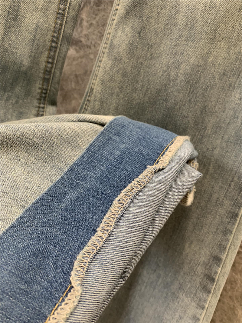 M1um1u red letter love print bootcut jeans replica clothing