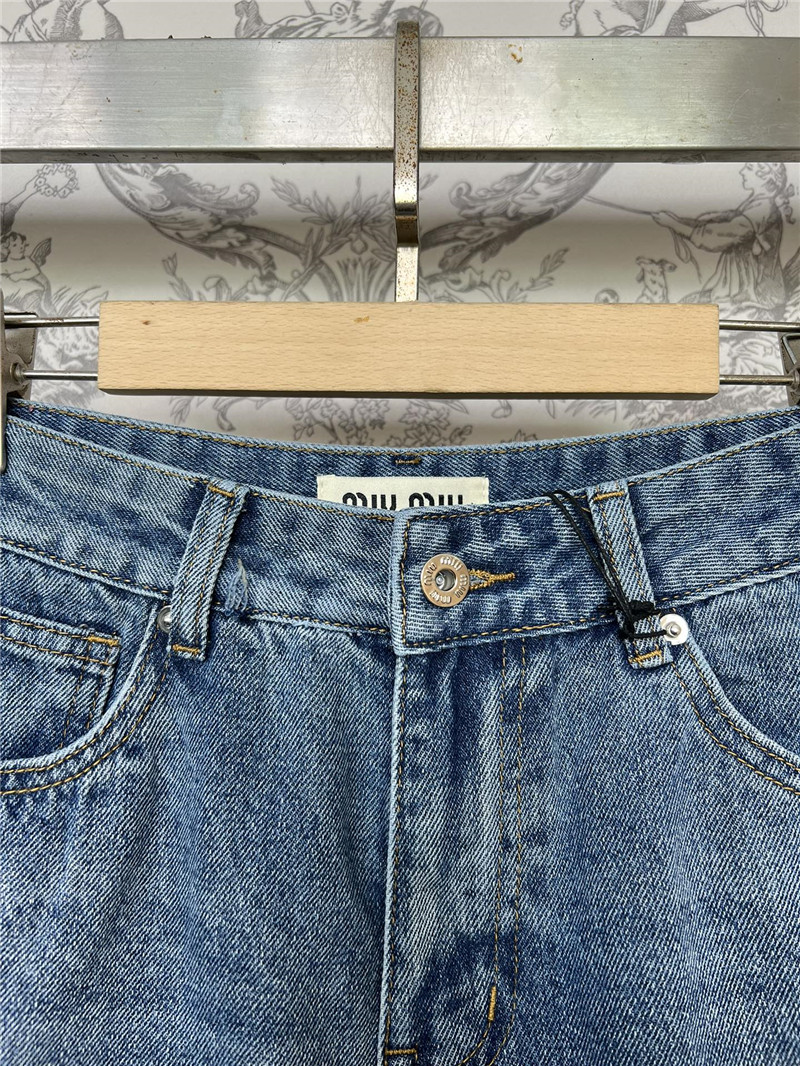 M1um1u new denim shorts cheap replica designer clothes