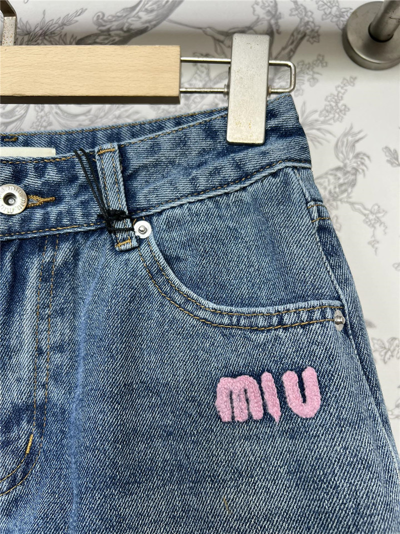M1um1u new denim shorts cheap replica designer clothes