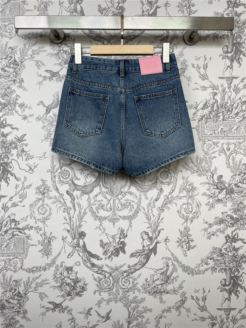 M1um1u new denim shorts cheap replica designer clothes