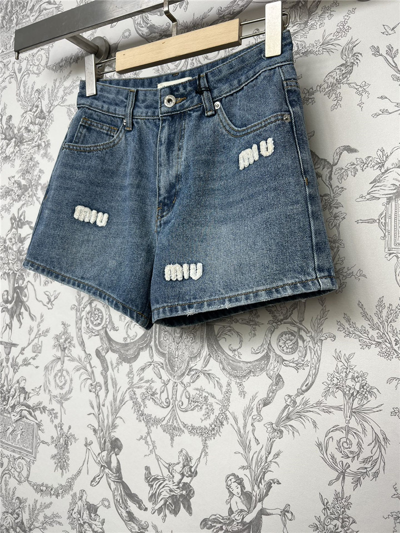 M1um1u new denim shorts cheap replica designer clothes