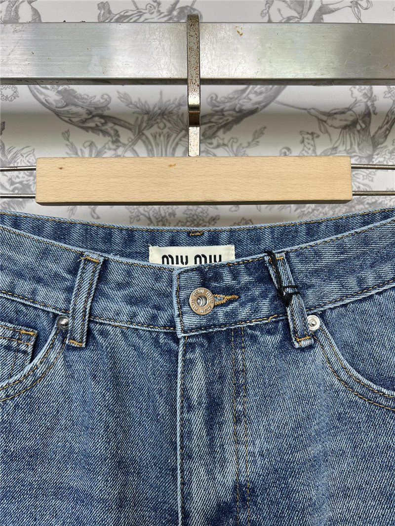 M1um1u new denim shorts cheap replica designer clothes