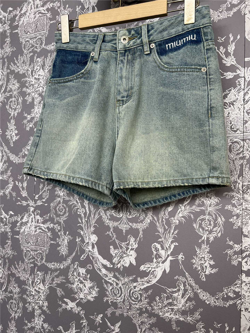 M1um1u new denim shorts replica d&g clothing